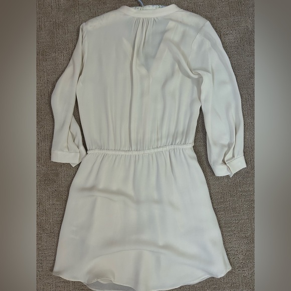 Babaton 100% Silk Cream Dress Size XS - Picture 4 of 6
